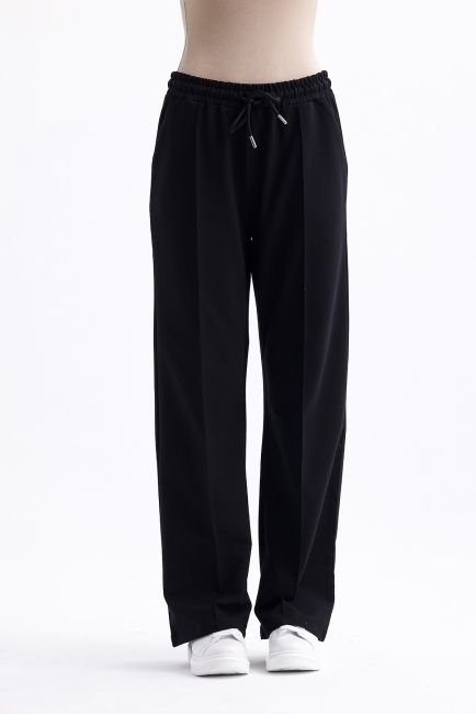 Mizalle Pamuklu Siyah Jogger Pantolon
