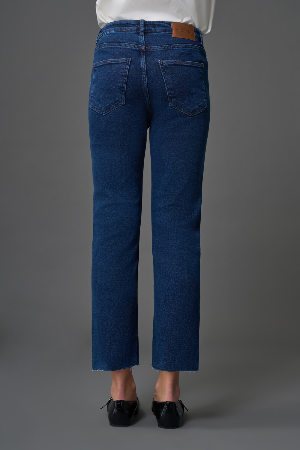 Flare Paça Denim İndigo Pantolon