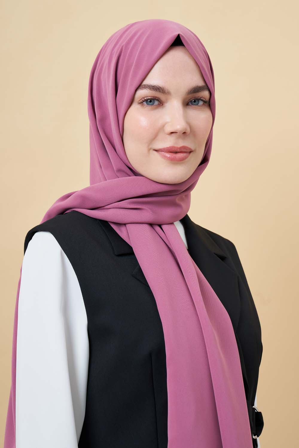 Mizalle Rose Medine İpeği Şal