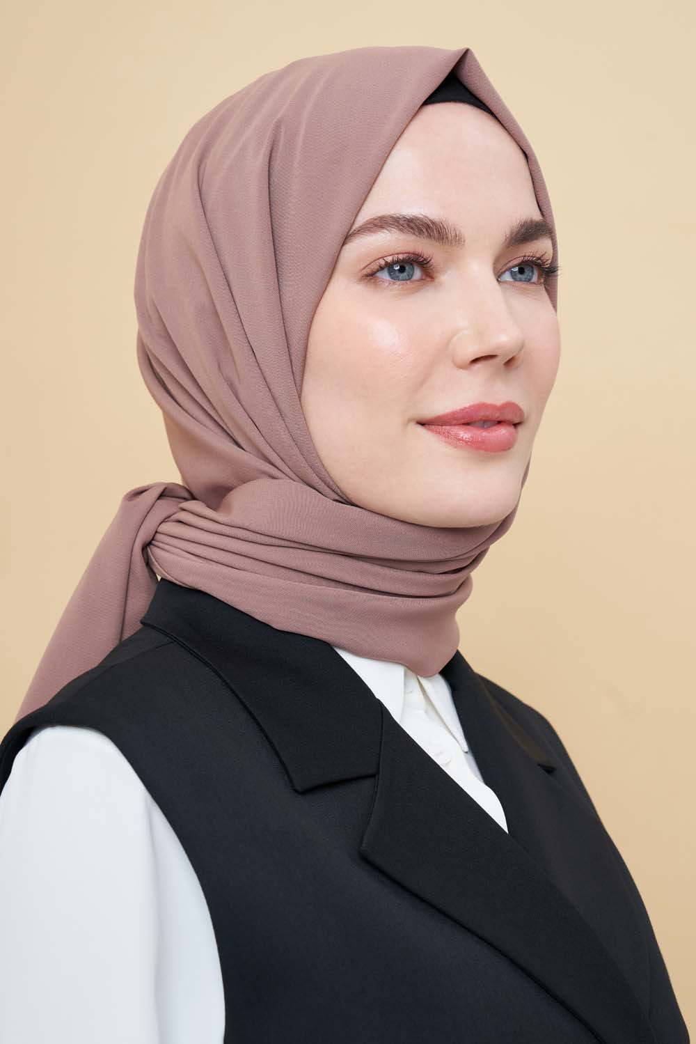Mizalle Kahverengi Medine İpeği Şal