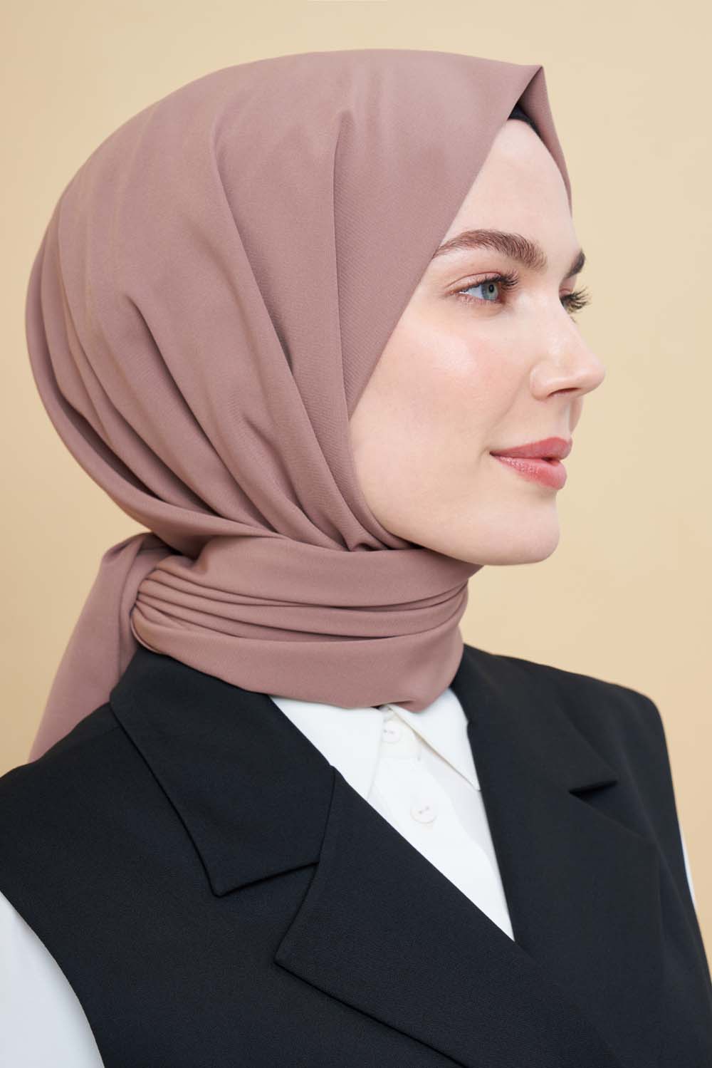 Mizalle Kahverengi Medine İpeği Şal