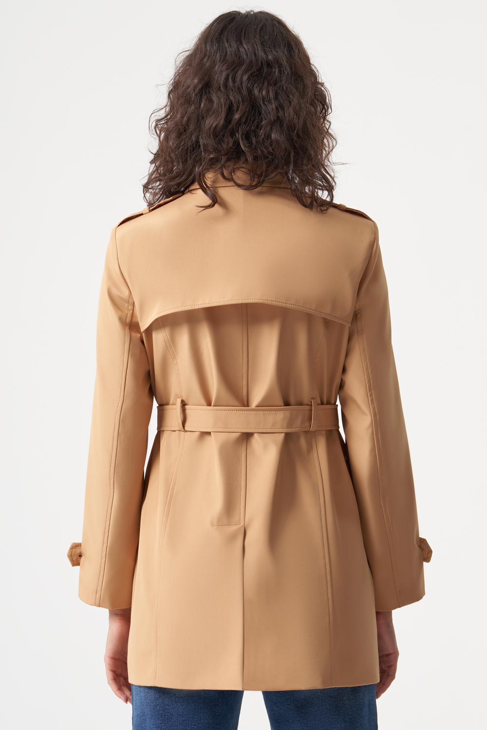 Mizalle Camel Premium Mac Trençkot 