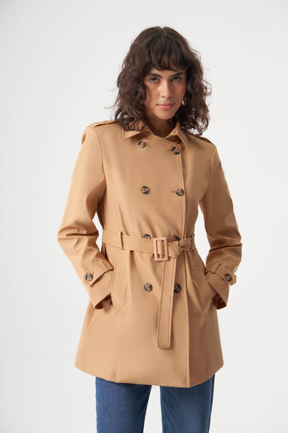 Mizalle Camel Premium Mac Trençkot 