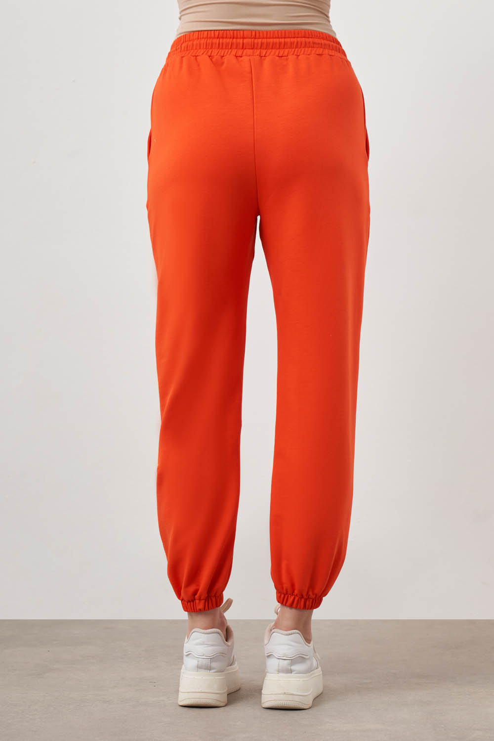 Mizalle Nar Çiçeği Pamuklu Jogger Pantolon