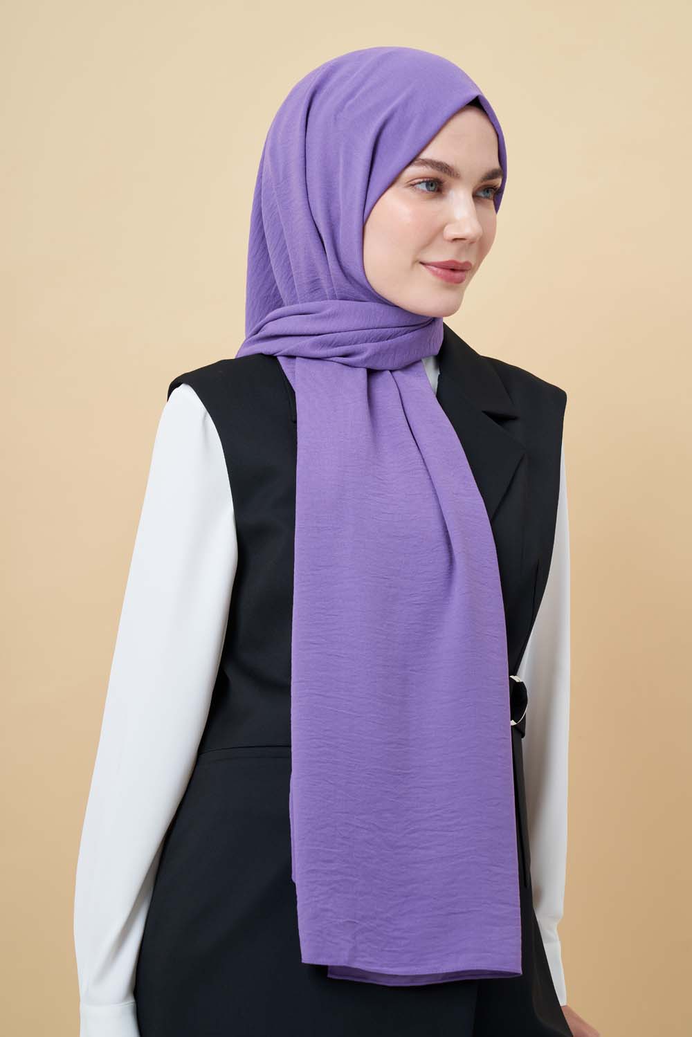 Mizalle Lila Jazz Şal