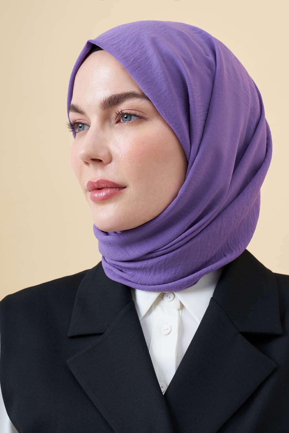 Mizalle Lila Jazz Şal