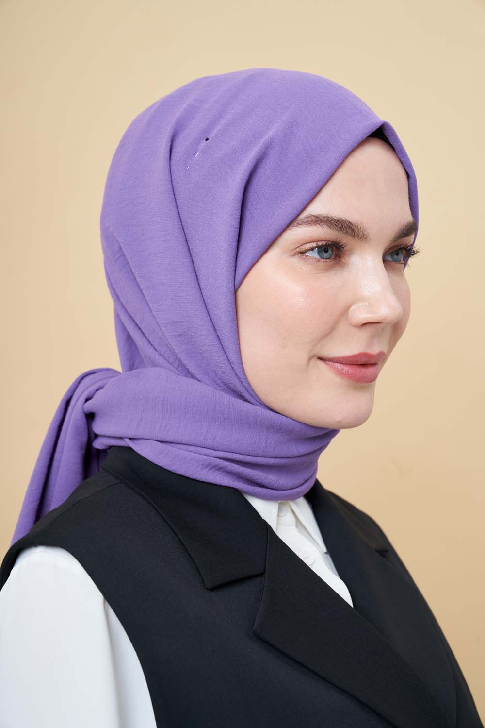 Mizalle Lila Jazz Şal