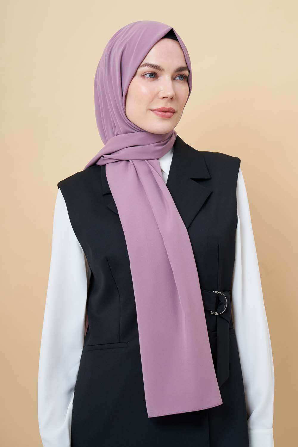 Mizalle Mor Medine İpeği Şal