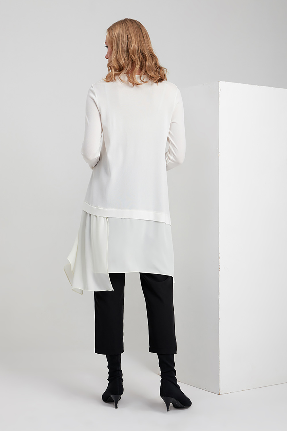 Şifon Garnili Rayon Ekru Tunik