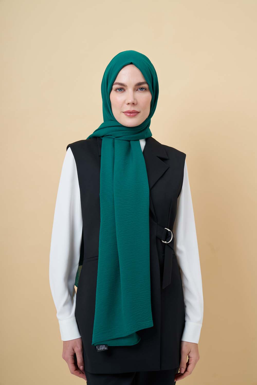 Mizalle Zümrüt Yeşili Jazz Şal